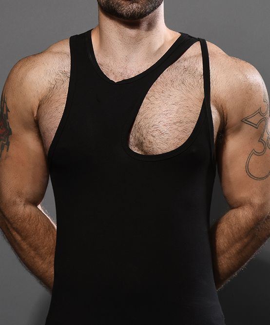 ANDREW CHRISTIAN Tank UNLEASHED SOHO Flattering Fit Cotton Tank Top 2896 - SexyMenUnderwear.com