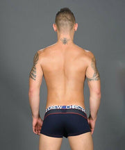 Andrew Christian XS Andrew Christian Boxer Trophy Boy Active Mesh Boxers Navy 91057 42