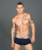 Andrew Christian XS Andrew Christian Boxer Trophy Boy Active Mesh Boxers Navy 91057 42