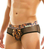 Animal Mesh Brief Modus Vivendi Sensual C-Through Briefs LEOPARD 14915 43 - SexyMenUnderwear.com