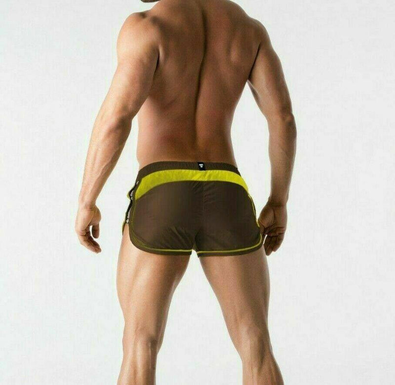 Beach Guard Swimwear MASKULO Swim-Short Tear-Proof Contrast Mesh SW0802-91 32 - SexyMenUnderwear.com