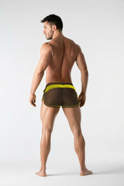 Beach Guard Swimwear MASKULO Swim-Short Tear-Proof Contrast Mesh SW0802-91 32 - SexyMenUnderwear.com