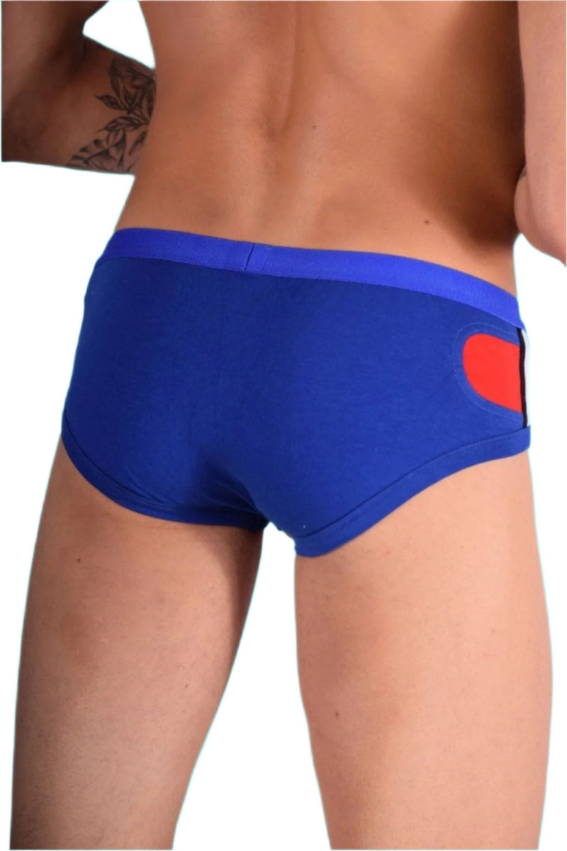 Boxer Briefs Modus Vivendi Brief SURREAL Fashion Slip Blue 12712 10 - SexyMenUnderwear.com