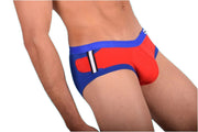 Boxer Briefs Modus Vivendi Brief SURREAL Fashion Slip Blue 12712 10 - SexyMenUnderwear.com