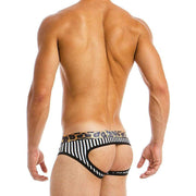 Boxer-Jock Modus Vivendi Combo Jockstrap Animal Bottomless Black 06813 1 - SexyMenUnderwear.com