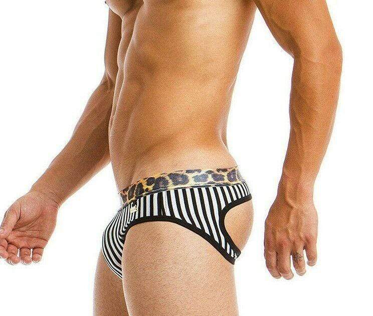 Boxer-Jock Modus Vivendi Combo Jockstrap Animal Bottomless Black 06813 1 - SexyMenUnderwear.com
