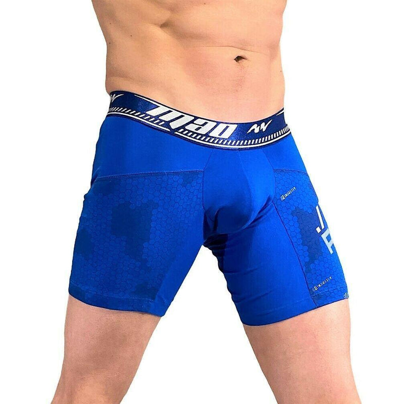 Boxer MAO Sports Stretchy Boxer Cotton Microfiber Gym Royal 6930 4 - SexyMenUnderwear.com