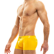 Boxer Modus Vivendi Viral Vinyl Glossy & Shiny Boxer Lavish Yellow 08021 51 - SexyMenUnderwear.com
