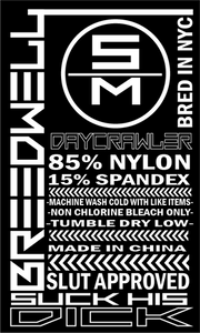 BREEDWELL Daycrawler Bulldog Harness Chrome Buckles Rubberized Chevron Neon Yellow - SexyMenUnderwear.com