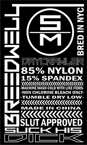 BREEDWELL Daycrawler Bulldog Harness Chrome Buckles Rubberized Chevron Neon Yellow - SexyMenUnderwear.com