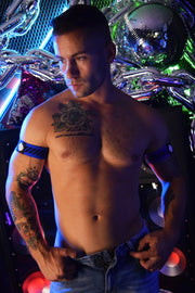 BREEDWELL Reversible Armbands Magnum Blue (1) 36 - SexyMenUnderwear.com