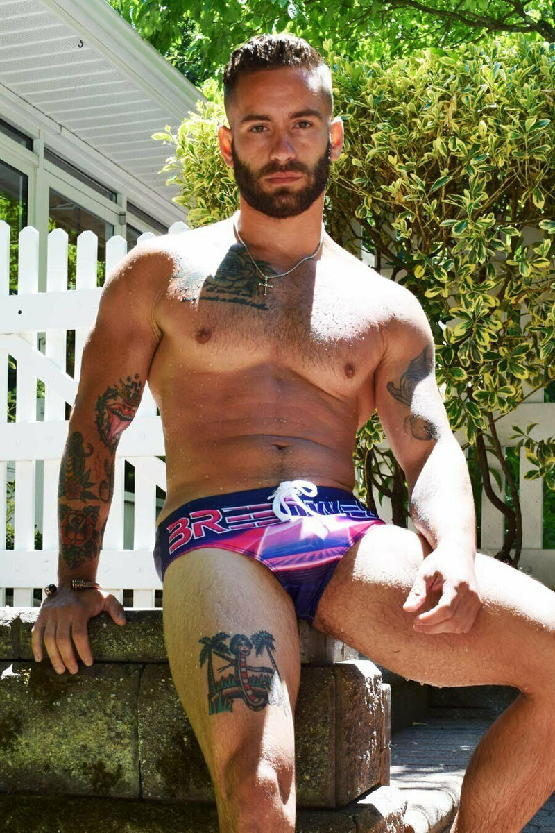 BREEDWELL Swimwear Retro Dreams Swim-Brief Atari fantasy 80s Brazilian Cut 10 - SexyMenUnderwear.com