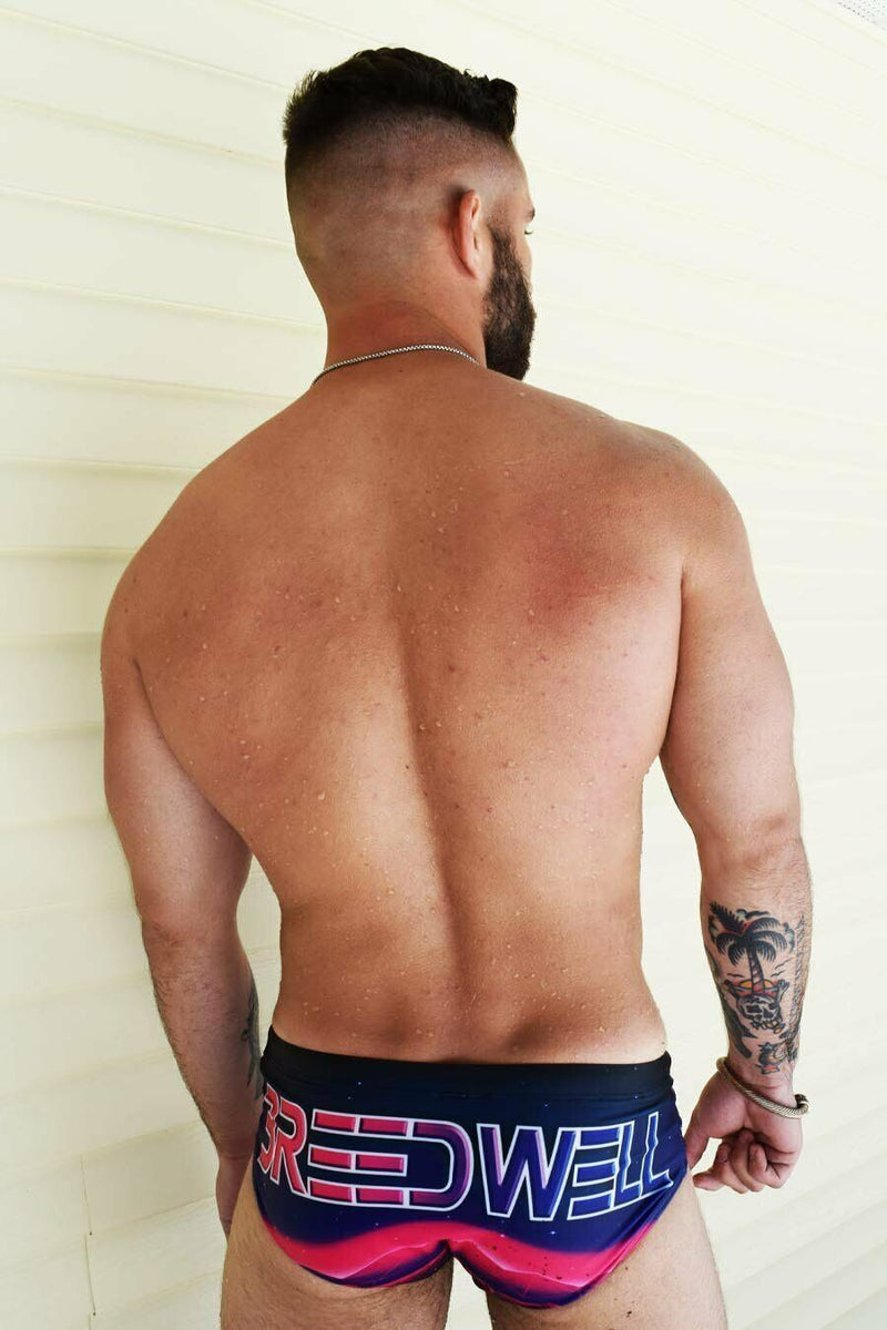 BREEDWELL Swimwear Retro Dreams Swim-Brief Atari fantasy 80s Brazilian Cut 10 - SexyMenUnderwear.com