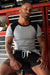 BREEDWELL T-Shirt PROWLER Tee Leather-Look D-Ring PVC Logo Grey Heather 22 - SexyMenUnderwear.com