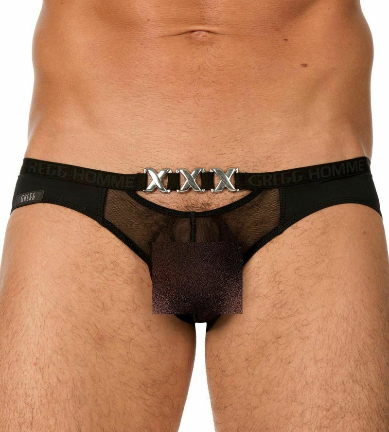 Brief by Gregg Homme Pimp Briefs Sensual XXX BLACK 96603 161 - SexyMenUnderwear.com