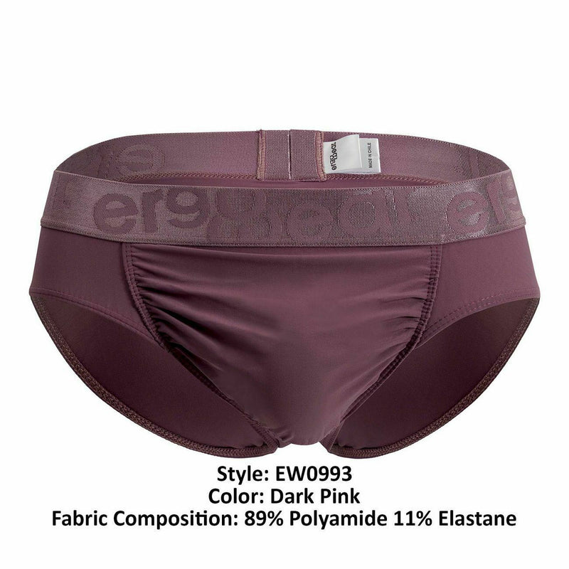 Brief ErgoWear Feel XV Unique Lift Effect Extra Room Pouch Marsala 0993 26 - SexyMenUnderwear.com