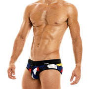 Brief Modus Vivendi Military Fashion Camouflage Camo-Briefs Black 02014 12A - SexyMenUnderwear.com
