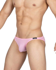 Brief Private Structure Desire Glaze Soft Nylon Tanga Briefs Pink 4026 6 - SexyMenUnderwear.com