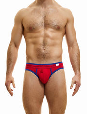 Briefs Modus Vivendi Retro Low-Cut Brief Internal Drawstring Red 14317 - SexyMenUnderwear.com