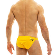 Briefs Modus Vivendi Viral Vinyl Low Cut Brief Shiny Lavish YELLOW 08013 52 - SexyMenUnderwear.com
