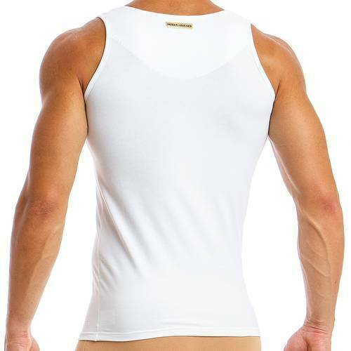 Camisole Modus Vivendi Tank top Basics Line Cotton Tanktop White 02831 57 - SexyMenUnderwear.com