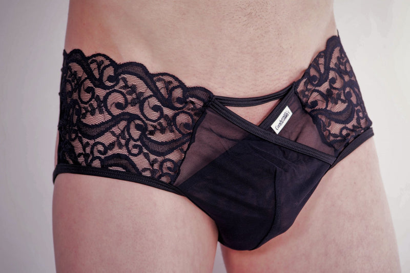 CANDYMAN Jockstrap Microfiber Stretchy Fabric Sexy Jock Black 99232 7 - SexyMenUnderwear.com