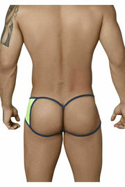 CandyMan Mens Jockstrap Pour Homme Mens Jock Roupa Interior Masculina Green 99327 3 - SexyMenUnderwear.com