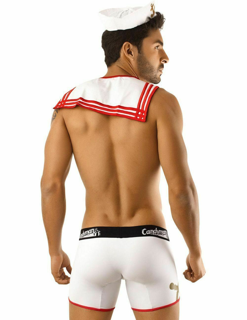 CandyMan Mens Underwear Sailor Costume OutFit Mens Kits Navy Captain 9557 4 - SexyMenUnderwear.com