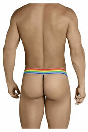 CandyMan Mens Underwear Thongs For Men Microfiber Very Smooth Black 99374 2 - SexyMenUnderwear.com