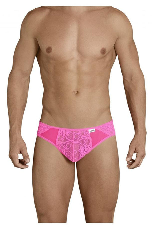 CANDYMAN Thong Lace Mesh Transparent Lingerie Sexy Pink 99385 3 - SexyMenUnderwear.com