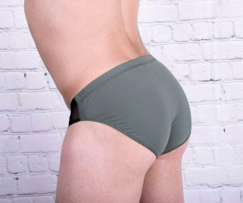 Clever Brief FreeDom Low Rise Briefs Green 5028 6 - SexyMenUnderwear.com