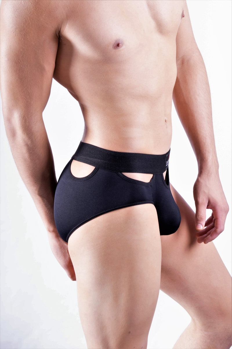 Clever Brief Samba Slip BLACK 5204 7 - SexyMenUnderwear.com