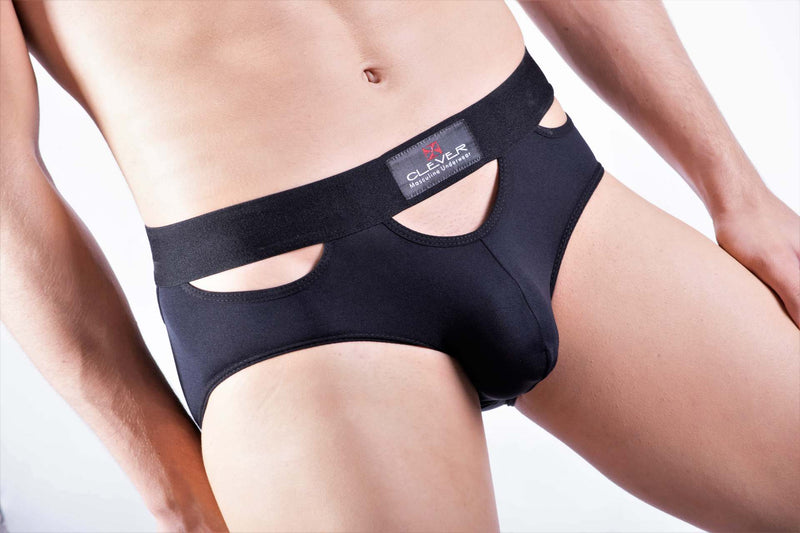 Clever Brief Samba Slip BLACK 5204 7 - SexyMenUnderwear.com