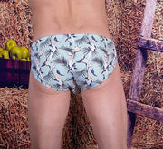 Clever Swimwear Cockatoos Swimsuit Swim Brief 0681 4 - SexyMenUnderwear.com