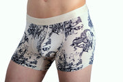 Cocksox Boxer Trunk Men Long Boxers Micro modal Inked CX12INK 18 - SexyMenUnderwear.com