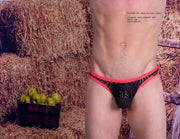 CockSox Brief Enhancer Pouch Shredded Briefs Slip Eclipse Red CX01SD 19 - SexyMenUnderwear.com