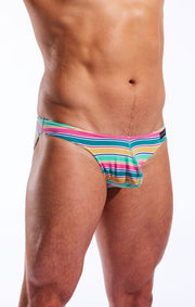 COCKSOX Brief Original Pouch Enhanced Support Cape Canaveral Stripe CX01 15 - SexyMenUnderwear.com