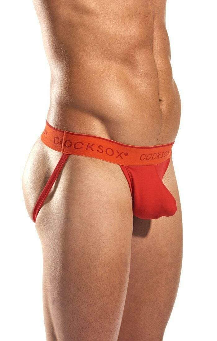 CockSox Jock Enhancer Pouch Sport Comfy Jockstrap Summac Red CX21N 7 - SexyMenUnderwear.com