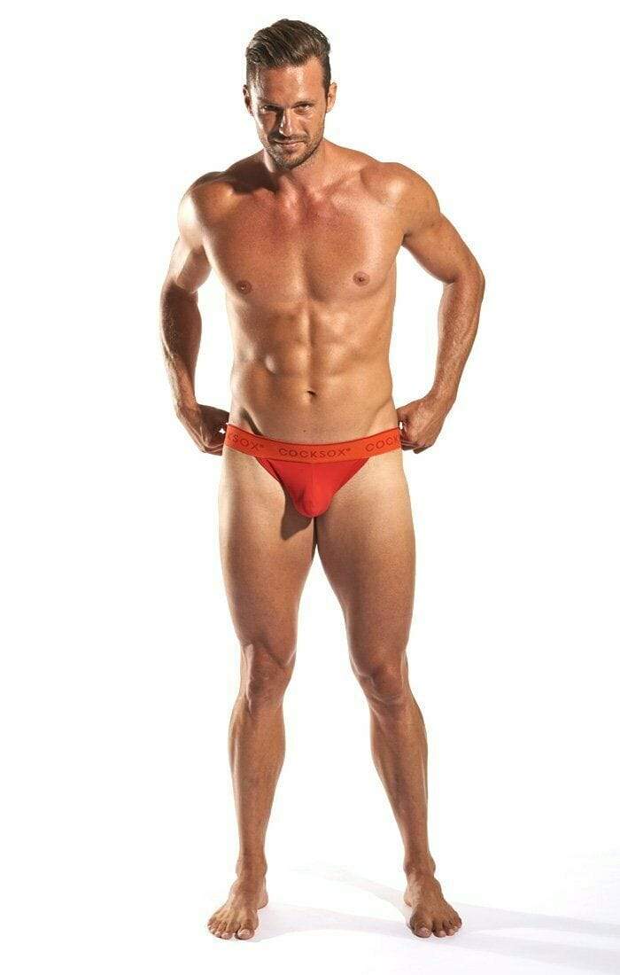 CockSox Jock Enhancer Pouch Sport Comfy Jockstrap Summac Red CX21N 7 - SexyMenUnderwear.com