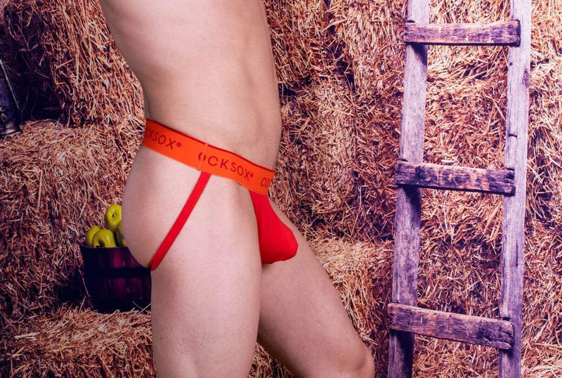 CockSox Jock Enhancer Pouch Sport Comfy Jockstrap Summac Red CX21N 7 - SexyMenUnderwear.com