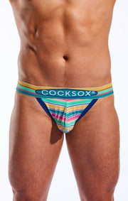 COCKSOX Jockstrap Enhancing Pouch Jock Cape Canaveral Stripe CX21N 13 - SexyMenUnderwear.com
