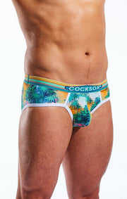 COCKSOX Sport Briefs Contour Pouch Retro Florida Keys CX76N 9 - SexyMenUnderwear.com