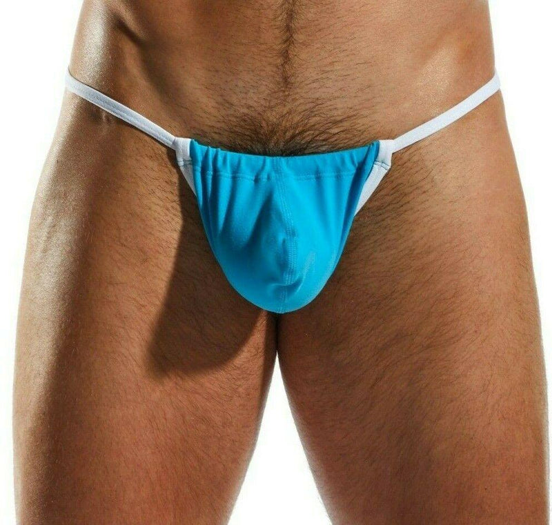 Cocksox String Slingshot Extreme Comfort Mens G-String Baseline Blue CX14 4 - SexyMenUnderwear.com