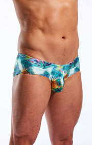 COCKSOX Swimwear Elastic Waist Boy Leg Swim-Brief Florida Keys CX79PR 20 - SexyMenUnderwear.com