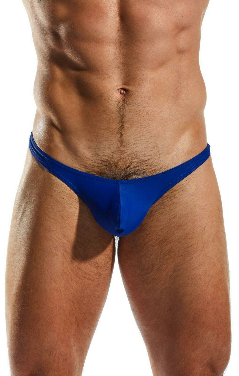 Cocksox Swimwear Enhancer Pouch Tangas Swim-Thong Volley Blue CX22 23 - SexyMenUnderwear.com
