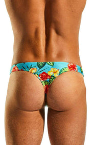 Cocksox Thong Enhancer Pouch Tangas Hombres Hibiscus Cruise CX05CR 13 - SexyMenUnderwear.com