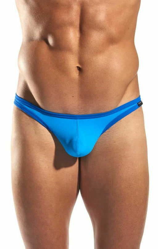 COCKSOX Thong Enhancer Supplex Lycra Thongs Lapis Blue CX05BD 15 - SexyMenUnderwear.com