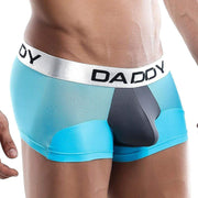 Daddy S Daddy Underwear Sexy Boxer Trunk Comfort Roupa íntima masculina Turq DDG002 2