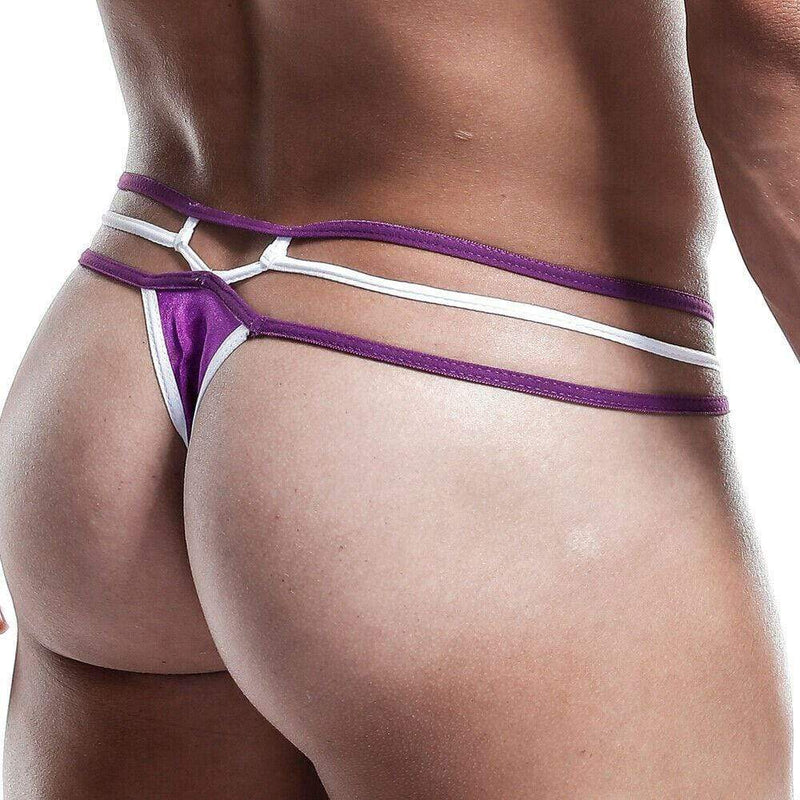 Daniel Alexander Thong Sexy String Romantic purple Dal022 MX1 - SexyMenUnderwear.com