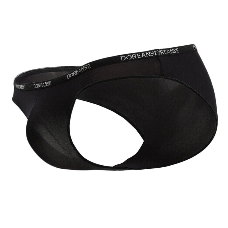 Doreanse Aire Briefs Low-Rise & Lean Bikini Cut Brief Black 1395 19A - SexyMenUnderwear.com